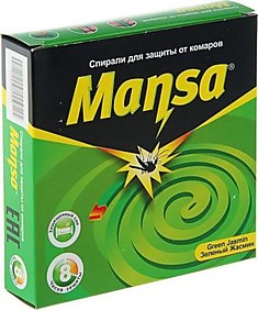 Комары спирали Mansa зеленый жасмин